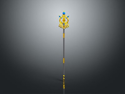 Scepter Ancient Scepter Cane Ancient Scepter Magic Scepter Metal Scepter Classical Scepter Magic Scepter 3d model