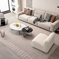 Modern Sofa Coffee Table Combination Sofa Coffee Table 3d model