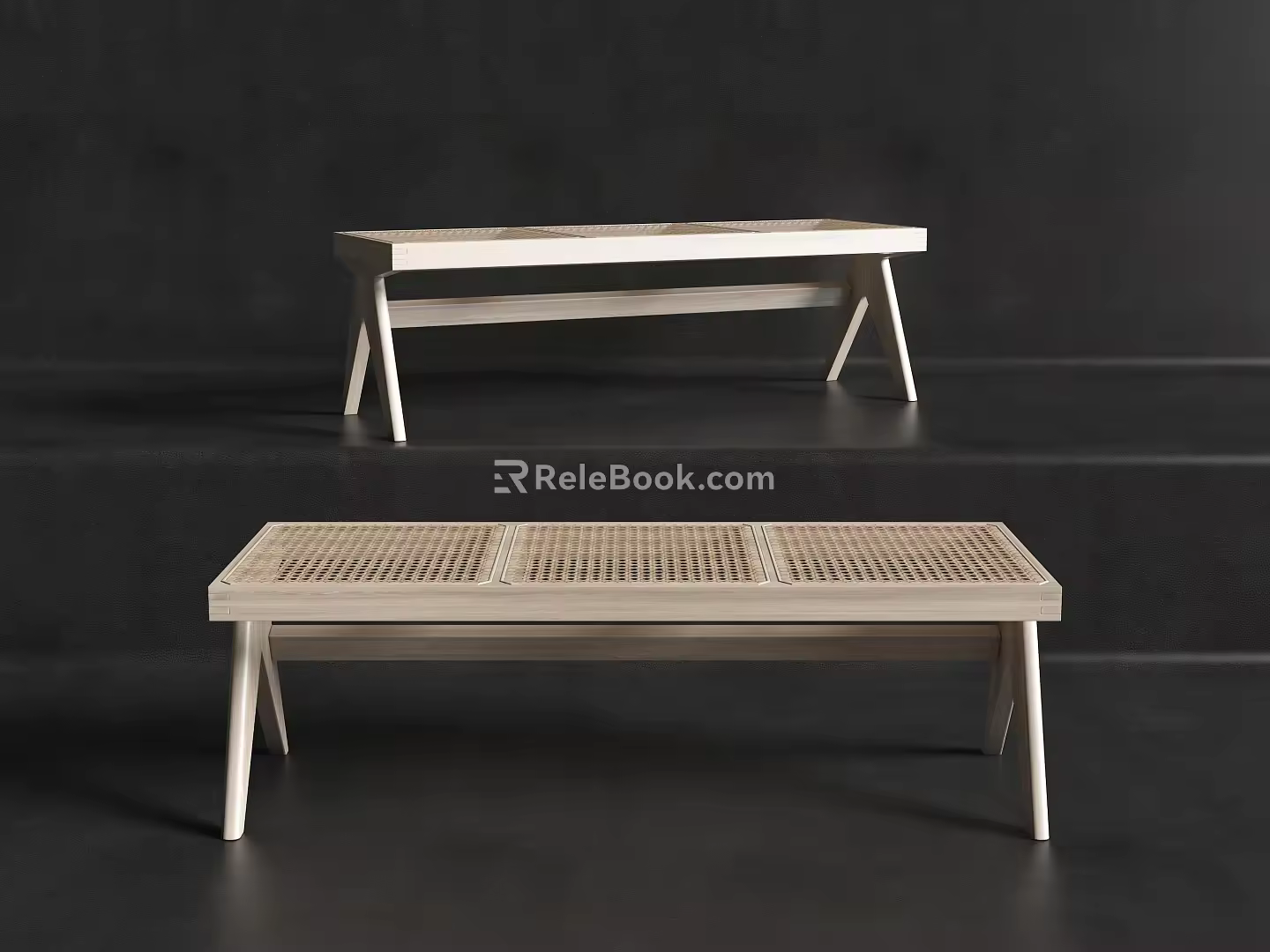 Nordic bench 3d model