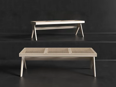 Nordic bench 3d model