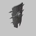 Undead Shield 3d model