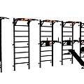 Durable Sports Equipment Set With Pull Up Bars Punching Bag And Weight Benches