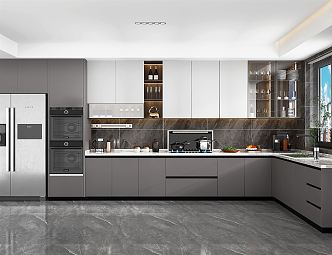 Modern Kitchen 3d model