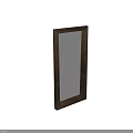 Elegant Wooden Framed Full Length Floor Mirror for Modern Home Decor