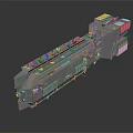 Modern Space Station Space Station Cosmic Space Station Galaxy Space Station 3d model