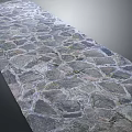 Natural Flagstone Ground Surface With Irregular Stone Patterns And Rustic Texture Design