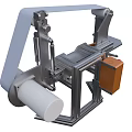Heavy Duty Industrial Equipment With Metal Frame Roller Mechanism And Control Unit