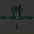 Military Unmanned Drone With Long Wing And Sensor Pod Aerodynamic Design