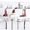 Different Styles of Outdoor Basketball Hoops as Playground Play Equipment