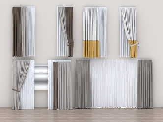 Curtain Electric Curtain Cloth Blinds Venetian Blinds Roller Blinds Organ Blinds Roman Blinds Soft Gauze Blinds Dream Blinds 3d model