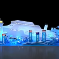 Event photo clock-in point 3d model
