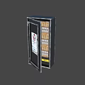 Metal Household Storage Cabinet With Open Door And Multiple Compartments For Organizing Daily Items