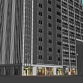 Modern High Rise Building With Glass Facade Multiple Floors And Urban Design