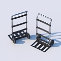 Trolley Wagon Tools Cart Tools 3d model