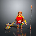 Monkey Cartoon Monkey Anime Monkey Stylized Monkey Fantasy Style Monkey Toy 3d model