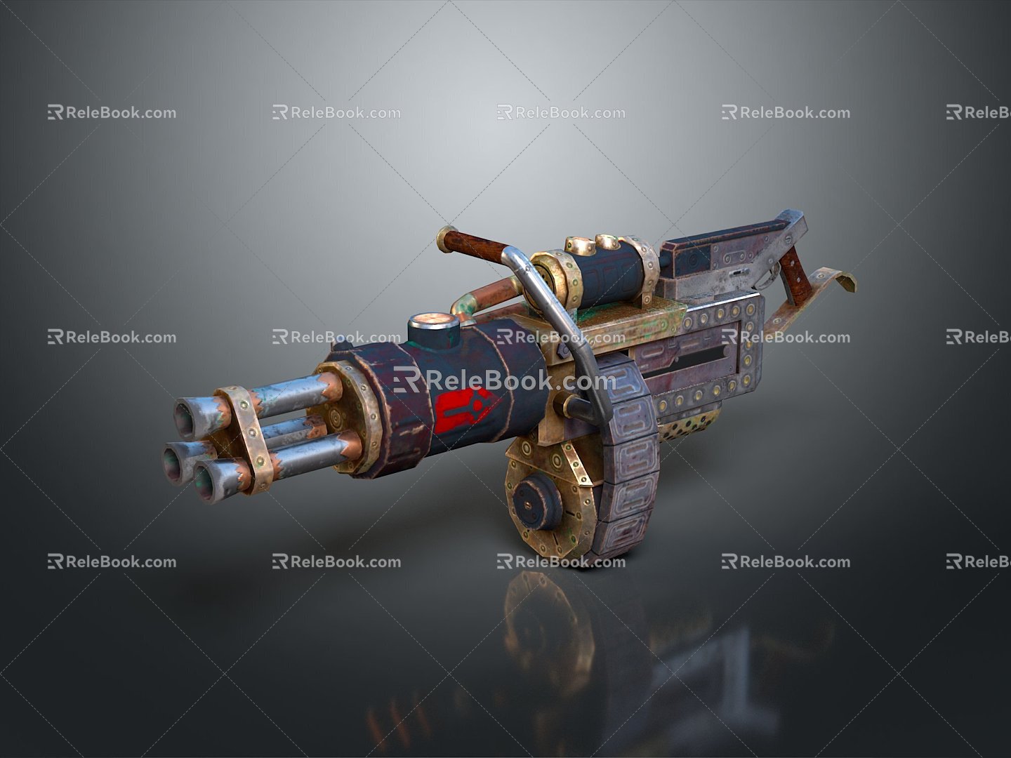 Browning Machine Gun Browning Machine Gun Browning Gatling White Machine Gun Machine Gun Lifestyle 3d model