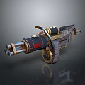 Browning Machine Gun Browning Machine Gun Browning Gatling White Machine Gun Machine Gun Lifestyle 3d model