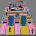 Fun Interactive Zone With Colorful Maze Spring Bed And People Activities In 2025 Things Space