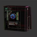 Modern host game host computer host 3d model