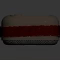 Stylish Portable Speaker With Red Handle And Mesh Design For Music Enthusiasts