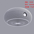 Projector lamp 3d model