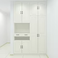 Modern White Wardrobe With Multiple Doors Drawers And Functional Storage Design