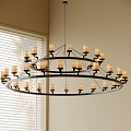 New Chinese Chandelier 3d model