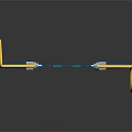 Stylish Yellow And Blue Jump Rope With Coiled Design And Ergonomic Fitness Handles