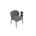 Light Gray Velvet Leisure Chair With Comfortable Seat And Gold Accent Metal Legs