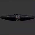 Black Metallic Aerospace Structure for Spacecraft Component with Connected Design Engineering