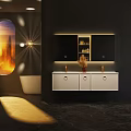 Modern Bathroom Vanity With White Cabinet Mirror Storage Elegant Lighting And Natural Light