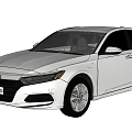 Honda Silver Sedan With Modern Front Fascia And Sleek Body Lines