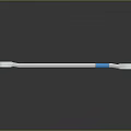 Professional Silver Double Ended Metal Wrench With Blue Grip Hardware Tool
