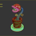 cannibal flower cannibal flower cartoon cannibal flower anime cannibal flower stylized cannibal flower 3d model