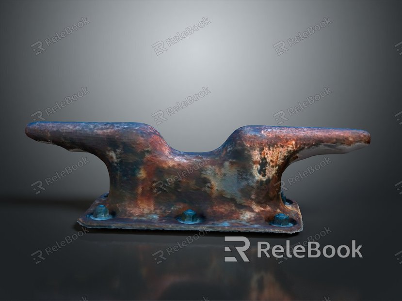 Anvil forging hammer iron cartoon forging game items game props game equipment model