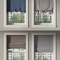 Elegant Roman Blinds In Various Colors And Styles For Home Window Decor
