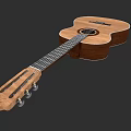 Handcrafted Wooden Acoustic Guitar With Classic Design And Natural Wood Finish