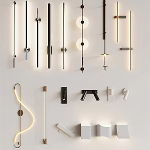 Modern wall lamp 3d model