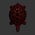 Modern Flame Turtle Volcanic Turtle Hell Turtle 3d model