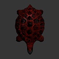 Modern Flame Turtle Volcanic Turtle Hell Turtle 3d model