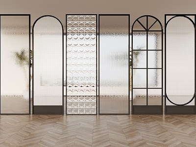 Screen Art Glass Art Screen Partition 3d model