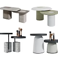 Modern combination of high and low sides and corners 3d model
