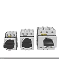 Industrial Switch Panels With Black Knobs And White Body Designs