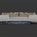 Vintage Silver Boombox Stereo System With Dual Speakers Antenna And Retro Handle