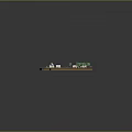 Realistic Residential Area Model Featuring Green Grass Winding Road And Houses With Trees