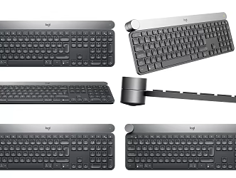 Modern Logitech Keyboard Aft Keyboard Logitech Wireless Keyboard Simple Wireless Bluetooth Keyboard Creative Minimalist Keyboard 3d model