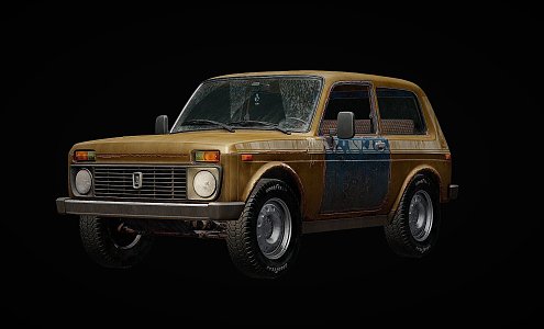 Rada Niva car 3d model