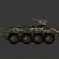 Military Camouflage Armored Tank Exterior Design With Turret And Heavy Tracks