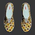 Colorful Casual Shoes With Geometric Pattern White Sole And White Laces