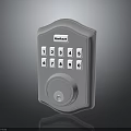 Kastar Numeric Keypad Security Lock Device With Integrated Keyhole For Home Security